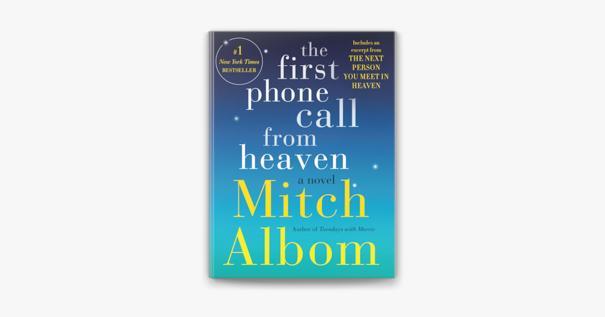 Pastor’s Book Club News - First Phone Call From Heaven by Mitch Albom